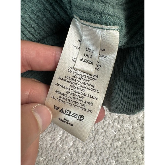 We The Free Sweater Womens Small Waffle Knit Pullover Slouchy Distressed Hem - Picture 3 of 6